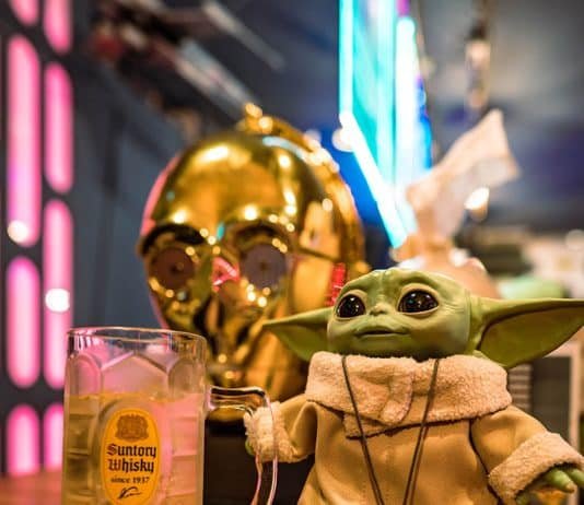 PachimonWars StarWars Star Wars Bar Grogu Highball Osaka Pachimon bootleg